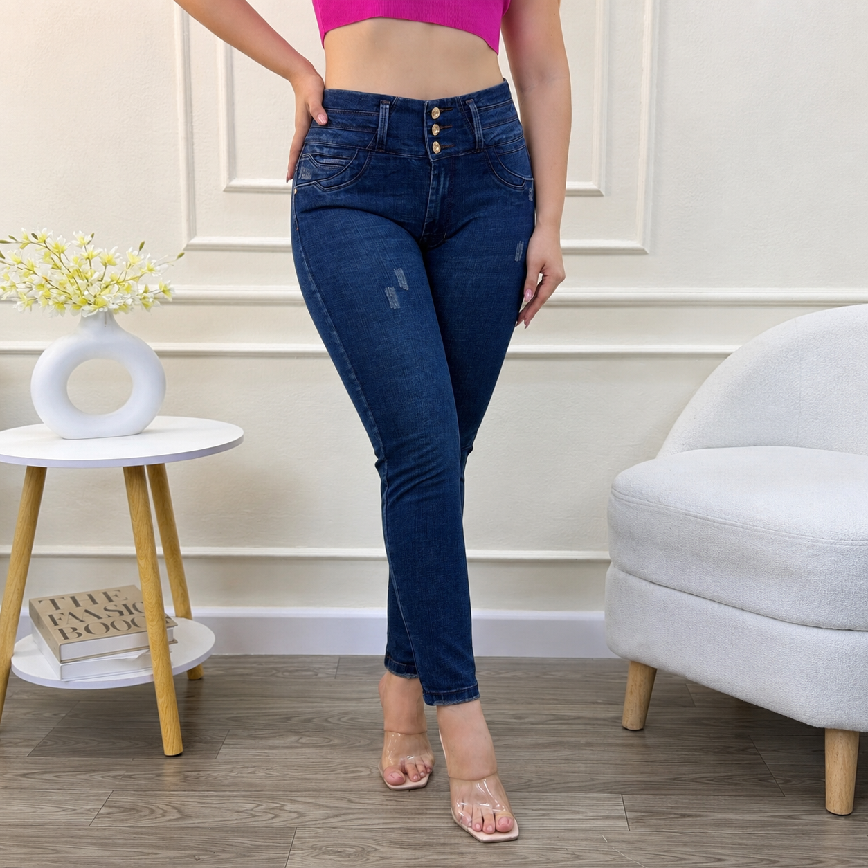SKINNY JEANS 3 BOTONES